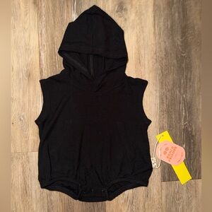 NWT Remi & Friends Black Ribbed Bamboo Bubble (SLEEP)